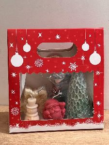Paper Box Christmas Hamper, Color : Green, Technics : Hand Made