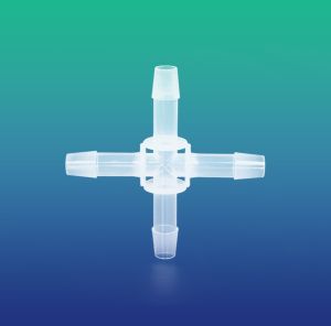 Clean Room Molded PP Cross Connector