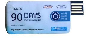 Tsure 90 Days Single-Use Temperature Logger
