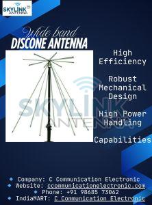 Stainless Steel Broadband Omni Discone Antenna, Brand Name : Skylink