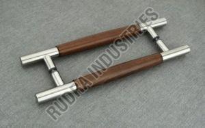 SS & Wood Antique Door Handle, Brand Name : Bricon England