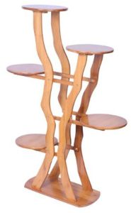 5 Tier Holder Stand Display Rack -Brown