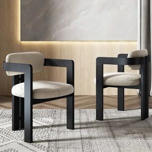 Como Dining Chairs for Living Room, Color : Grey