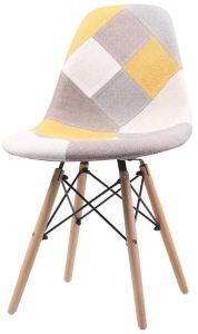 Eames Replica Patchwork Chair - Yellow