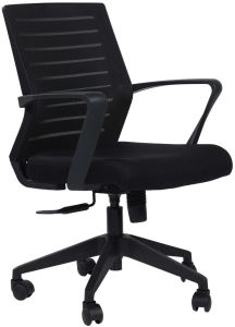 Elton Mid Back Ergonomic Office Chair - Black
