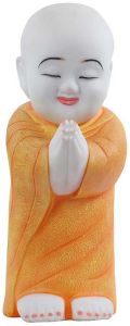 Lord Namaste Monk Made OF Marble Dust