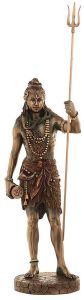 Lord Shiva Standing Statue with Trishul Traditional for Home Decor