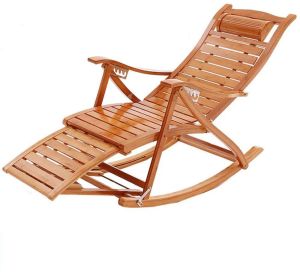 Rocking Bamboo Lounge Chair