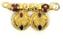 Rectangle Gold Mangalsutra Pendant