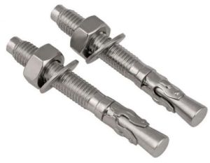 Steel Anchor Bolts, Color : Silver, Gray