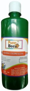Funn Bee 500ml Green Tempera Colors Bottle