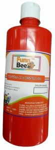 Funn Bee 500ml Red Tempera Colors Bottle