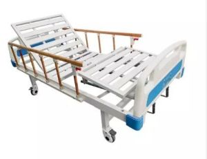 Cold-rolled Steel Slatted Double-Crank Hospital Bed MF202S