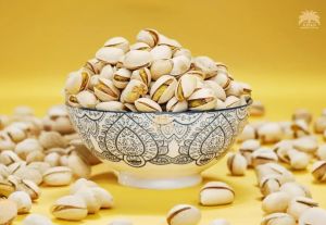 Premium Iranian Pistachio, Color : Green for Snacking, Party Bowls