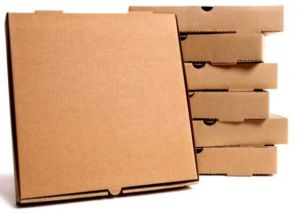 6 Inch Brown Corrugated Pizza Box