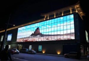 55 Inch Transparent Glass LED Display