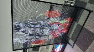 Indoor Transparent Mesh LED Screen, Brand Name : Rak