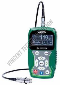 Plastic Metal Insize Coating Thickness Gauge, Color : Black Green