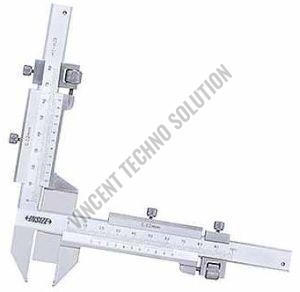 Stainless Steel Insize Gear Tooth Vernier Caliper, Color : Silver