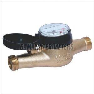 Brass Mid Screwed Water Meter