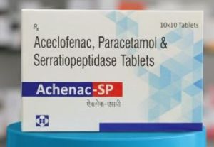 Achenac-SP Tablet, Color : Snow-white, Form : Tablets.
