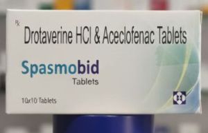 Spasmobid Tablet, Color : White., Grade : Medicine Grade