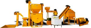 1000 Kg/HR Automatic Poultry Feed Crumble Plant