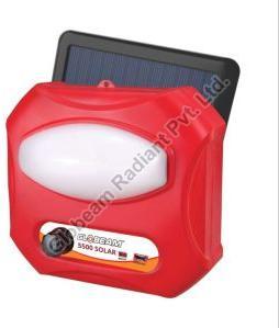 Non Coated Globeam 5500 Solar Emergency LED Light, Color : Red