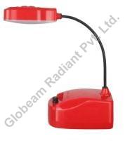 Red Polished Strong ABS Plastic Body Globeam GL-5700 Study Lamp, For Home, Office, Style : Modern