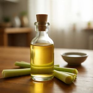 Organic Krishna Lemon Grass Oil, Color : Pale Yellow