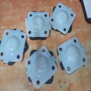 PTFE Lined Diaphragm Valves, Color : White 100-150mm