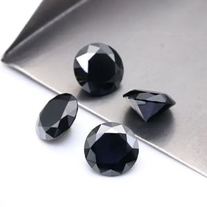 Black Moissanite Stone for Making Jewellery