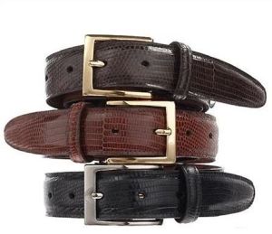 Mens Leather Belts Modern, Buckle Material : Metal