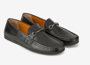 Handcrafted Black Premium Leather Loafer Shoes