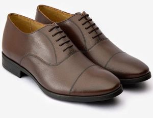Mens Premium Brown Lace Up Leather Shoes