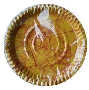 140 GSM Printed Paper Plate Standard for Disposable