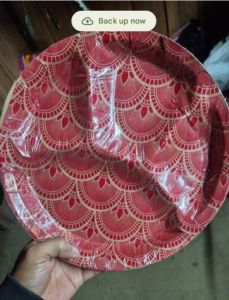 Round Paper Dona Thali Plate
