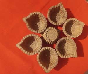 cow dung diya