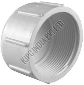 PVC End Cap, Color : White