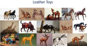 Polished Leather Animals, Brand Name : Ritz Customized Modern