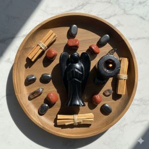 Wholesale 3 Inch Large Black Tourmaline Gemstone Angel | Ultimate Protection, Grounding, Emf Shield