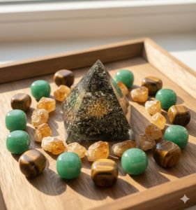 3 Inch Natural Pyrite Orgone Pyramid