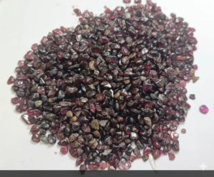 Root Chakra Healing Resin Natural Garnet Polished Crystal Chips