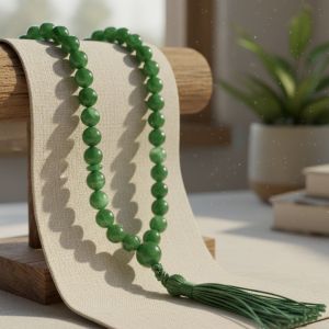 Natural Green Aventurine 108 Beads Japa Mala