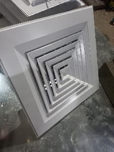 Powder Coated Aluminum Square Diffuser Customer Requirement