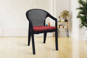 Black Italica 5202 Luxury Oxy Plastic Chair