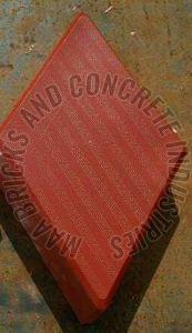 50mm Square Cement Paver Block, Color : Grey, Red for Outdoor Flooring