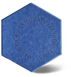 Small Groves 60mm Blue Concrete Hexagonal Paver Block