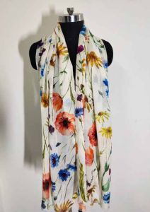 Modal Silk Digital Printed Scarves for Casual Or Formal Occasions