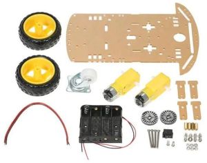 Battery Metal Robot Chassis Kits, Color : Multicolor